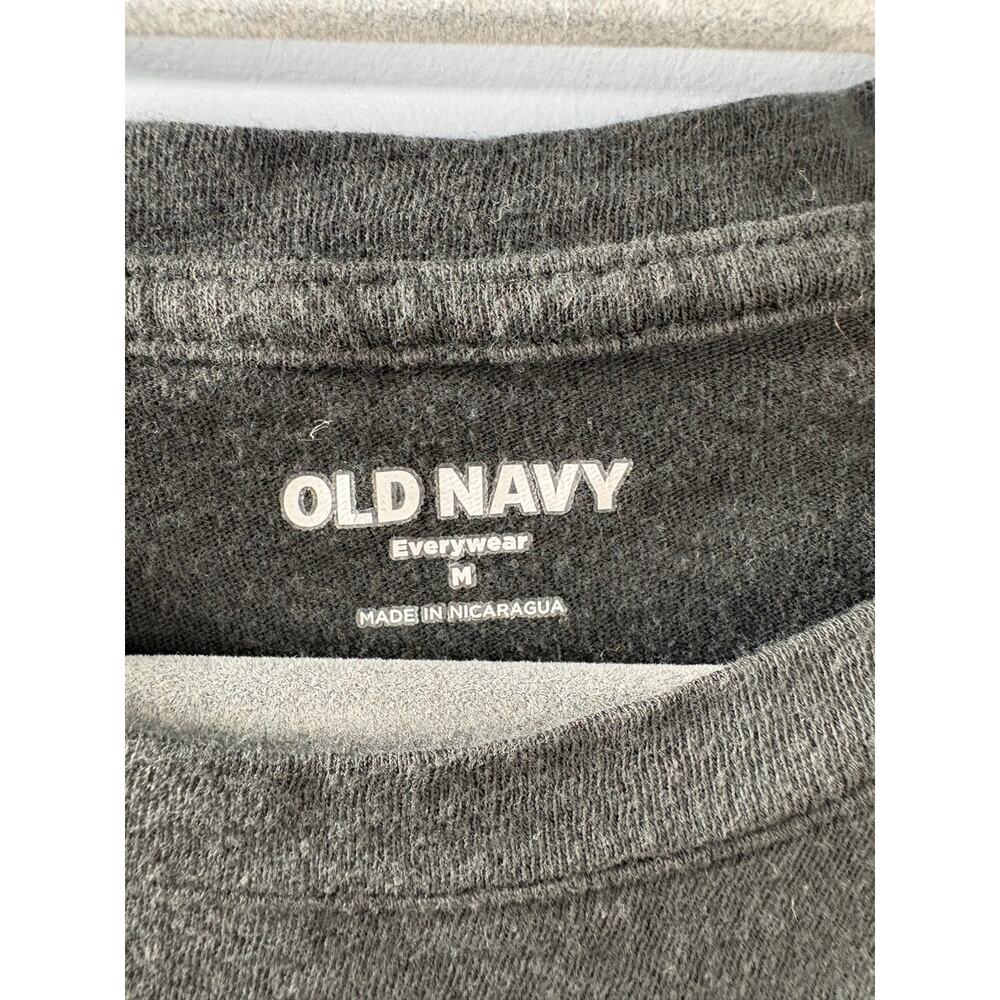 Old Navy Outdoorsy Rainbow Graphic T-Shirt Black EveryWear Tee Loungewear M - Picture 3 of 4